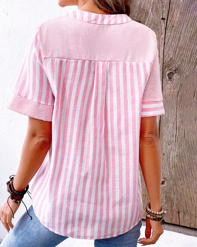 Vega | Stilfuld Og Komfortabel Bluse Med Knapper