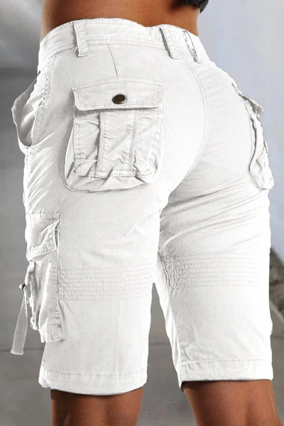 Vibeke | Bermuda Shorts med Utility-lommer