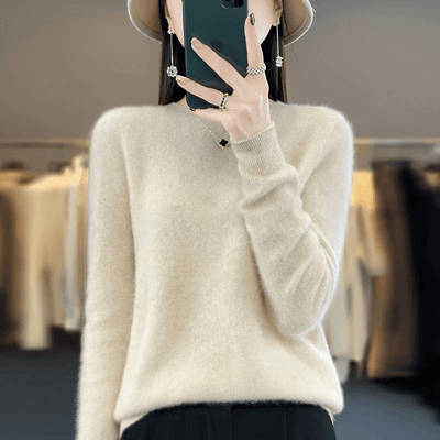 Gudrun | Blød Strikket Pullover Sweater