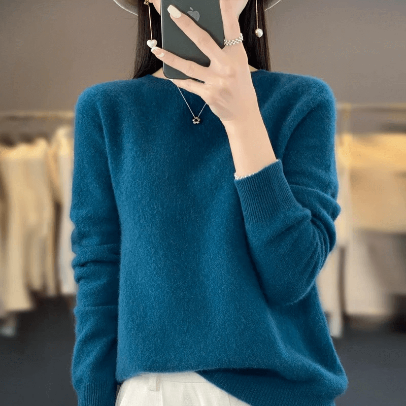 Gudrun | Blød Strikket Pullover Sweater