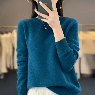 Gudrun | Blød Strikket Pullover Sweater