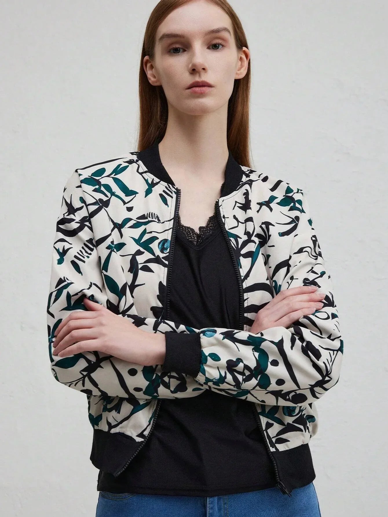 Serina | Stilfuld Efterårs- og Vinter Baseballjakke