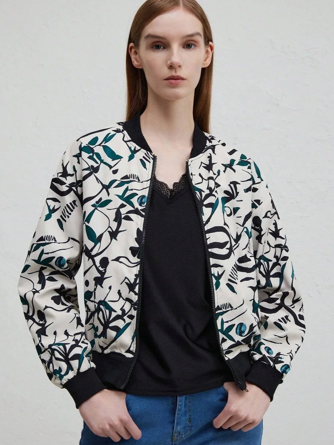 Serina | Stilfuld Efterårs- og Vinter Baseballjakke