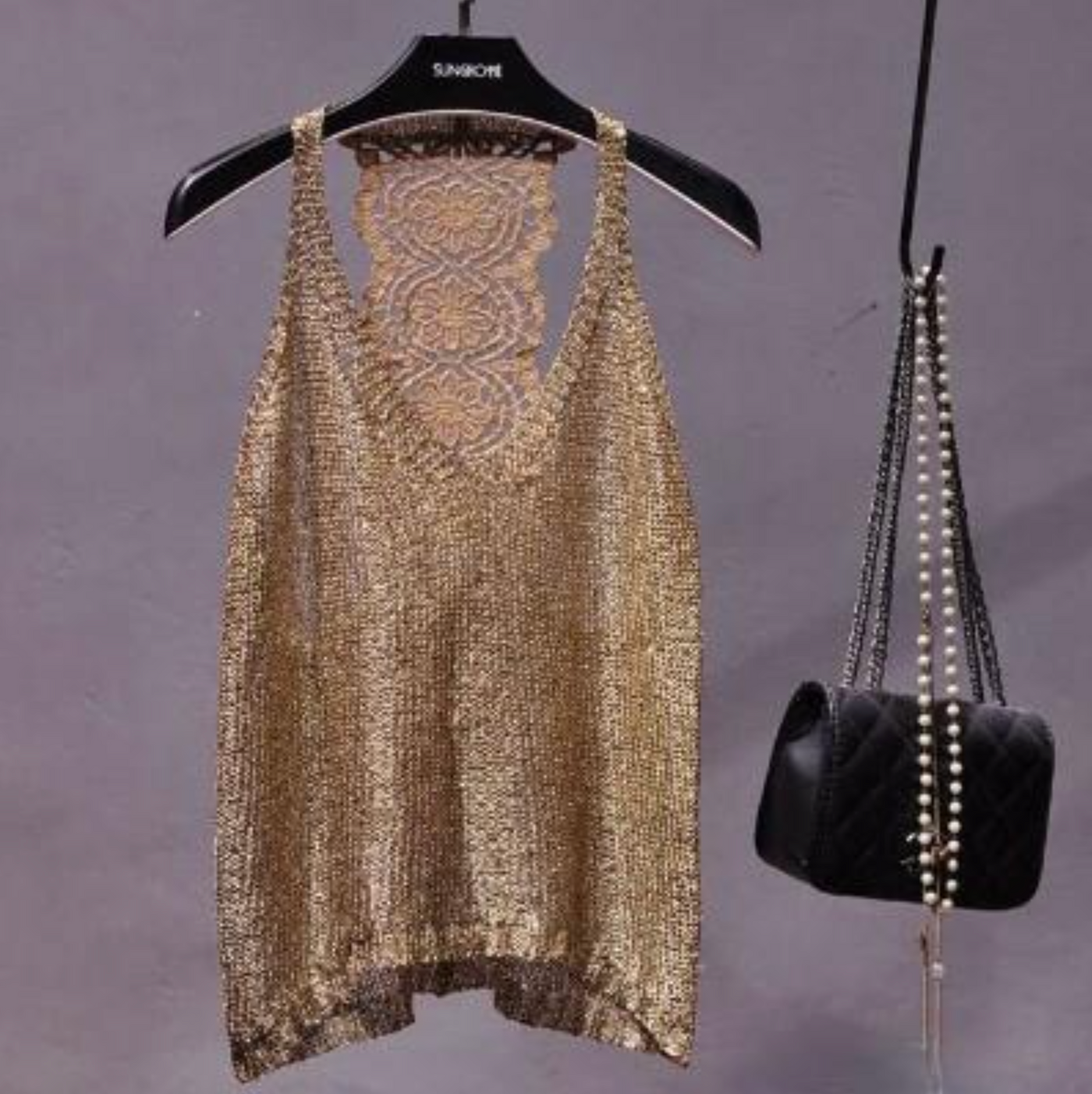 Vilma | Stilfuld Og Elegant Skinnende Camisole