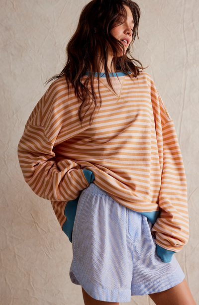 Gudrun | Stilfuld Stribet Relaxed Fit Sweater
