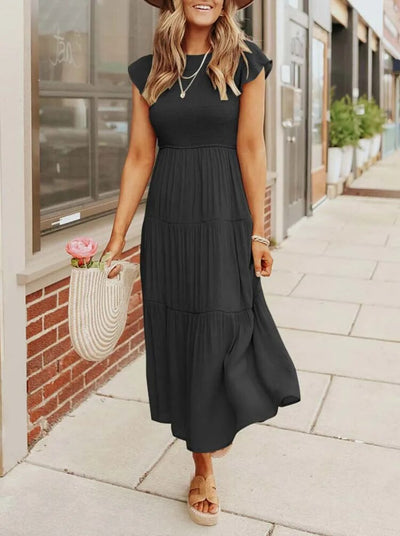 Nikita | Behagelig Casual Midi-kjole
