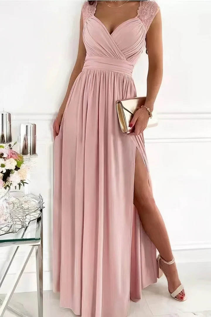 Josefine | Elegant Og Stilfuld Ærmeløs Maxikjole