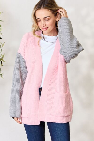Bertel | Dame Vinter Cardigan med Colorblock Design