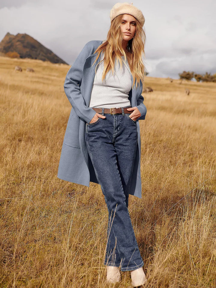 Dagmar | Dame Hyggelig Vinter Cardigan med Lommer