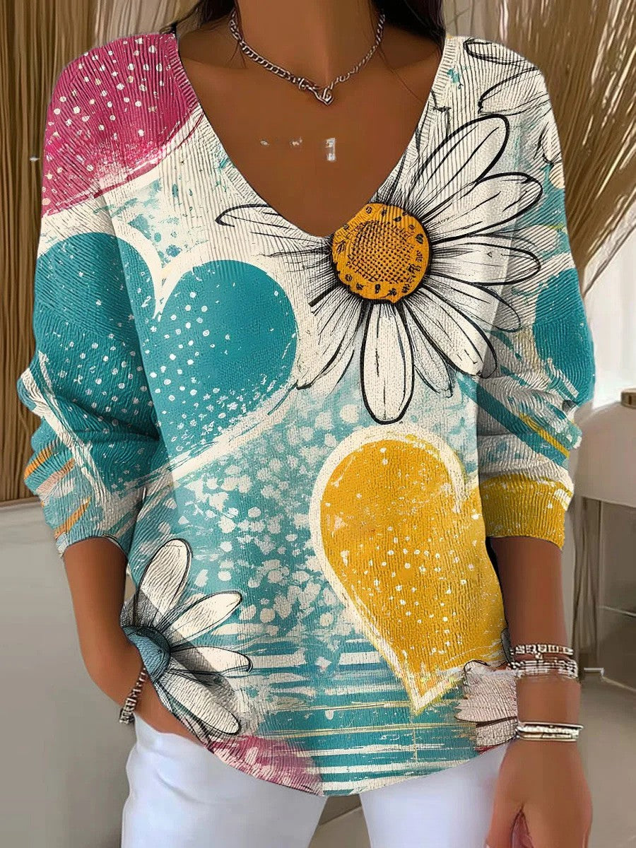 Beatrice – Pullover med V-hals