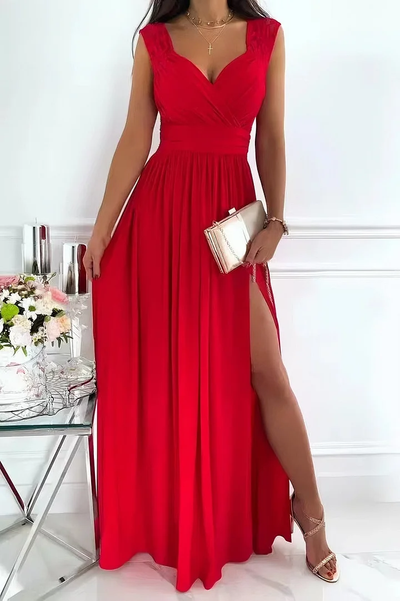 Josefine | Elegant Og Stilfuld Ærmeløs Maxikjole