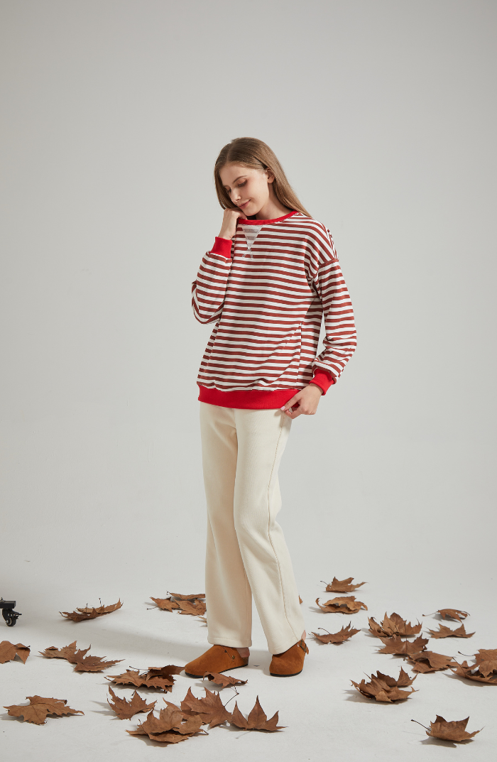 Gudrun | Stilfuld Stribet Relaxed Fit Sweater