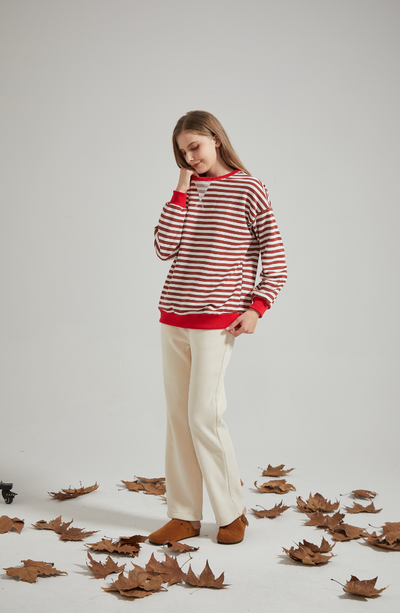 Gudrun | Stilfuld Stribet Relaxed Fit Sweater