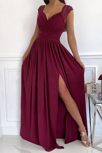 Josefine | Elegant Og Stilfuld Ærmeløs Maxikjole