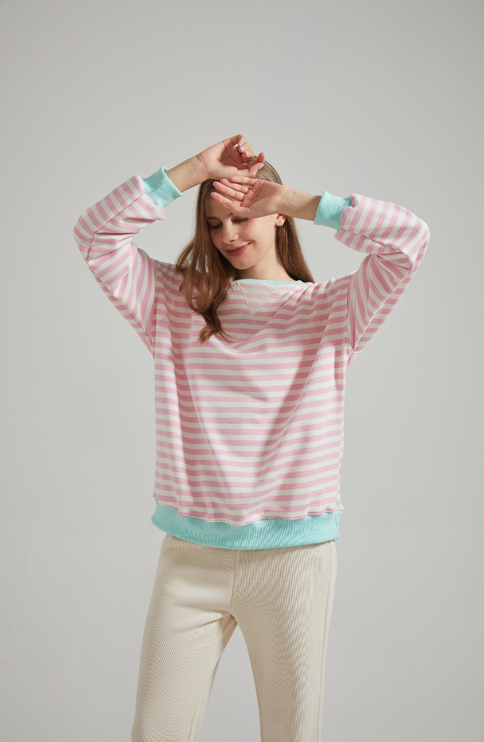 Gudrun | Stilfuld Stribet Relaxed Fit Sweater
