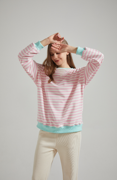 Gudrun | Stilfuld Stribet Relaxed Fit Sweater