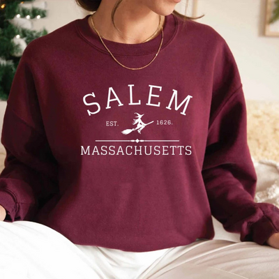Mathilde | Vinter Dame Sweatshirt med Heks Print