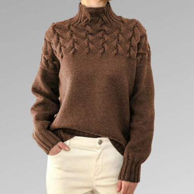 Ingrid | Stilfuld Og Behagelig Højhalset Sweater