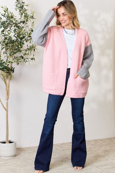 Bertel | Dame Vinter Cardigan med Colorblock Design