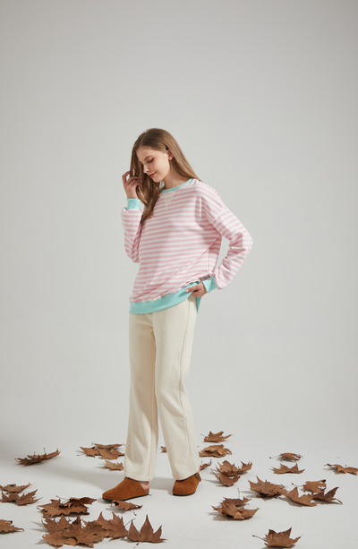 Lena | Oversized stribet sweater