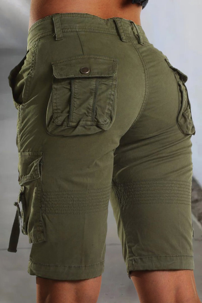 Vibeke | Bermuda Shorts med Utility-lommer