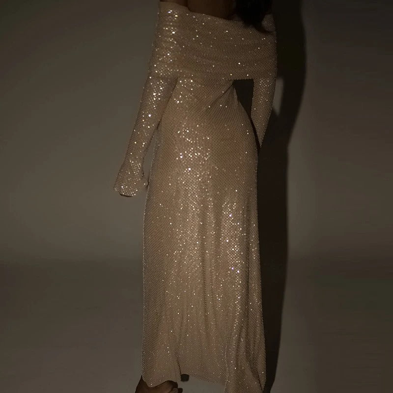 Judith | Elegant Skulderløs Aftenkjole