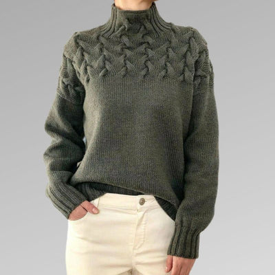 Ingrid | Stilfuld Og Behagelig Højhalset Sweater
