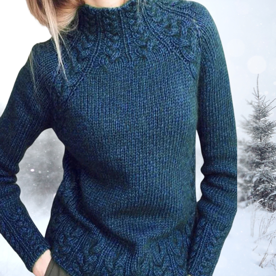 Freja | Hyggelig Kabelstrikket Sweater