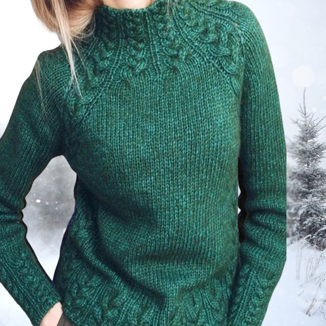 Freja | Hyggelig Kabelstrikket Sweater