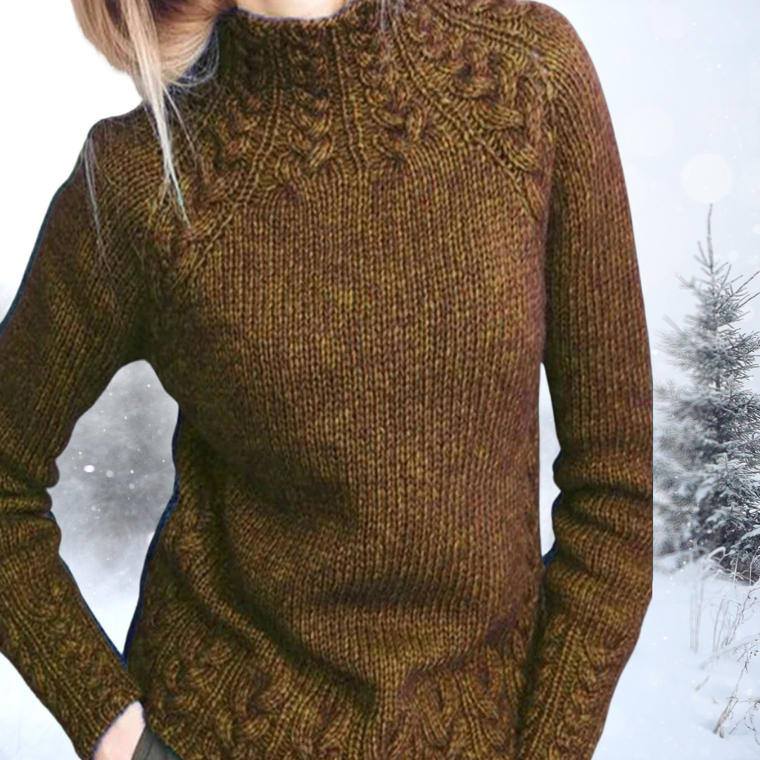 Freja | Hyggelig Kabelstrikket Sweater