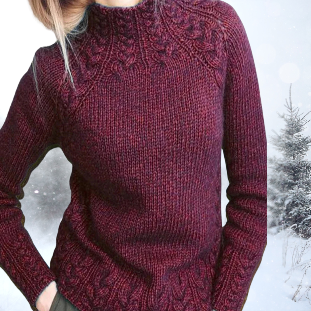 Freja | Hyggelig Kabelstrikket Sweater