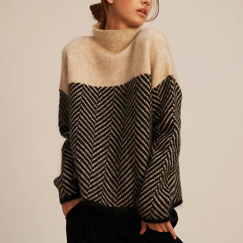Louisa | Rullekrave Sweater