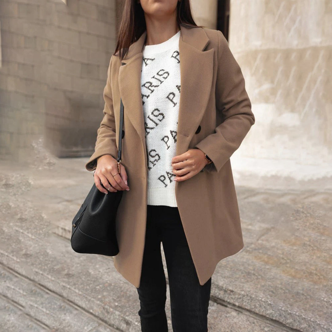 Thea | Elegant, Varm og Behagelig Frakke