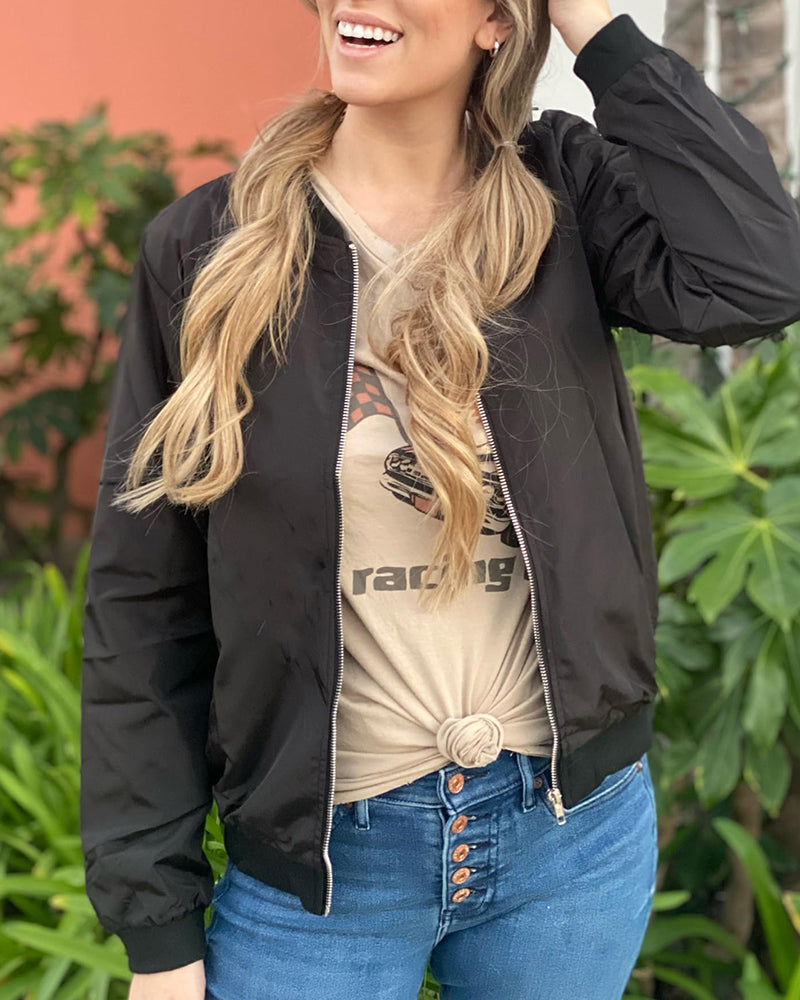 Serina | Stilfuld Og Behagelig Let Bomberjakke