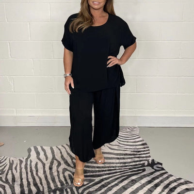 Anna | Dame Løst Sæt Med Kortærmet Top