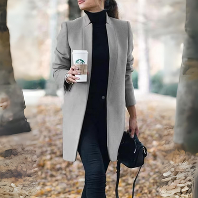 Delphine | Elegant Og Stilfuld Efterårsfrakke