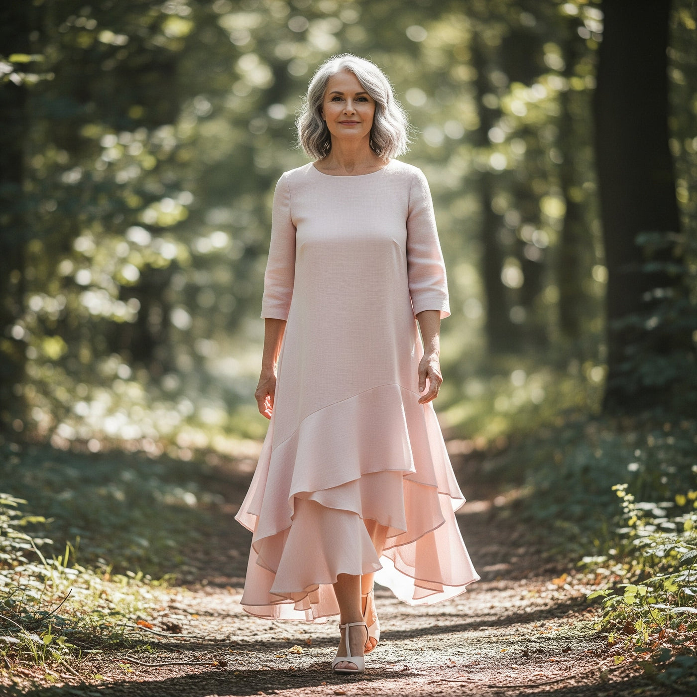 Evelina | Elegant Og Komfortabel Lag-På-Lag Kjole