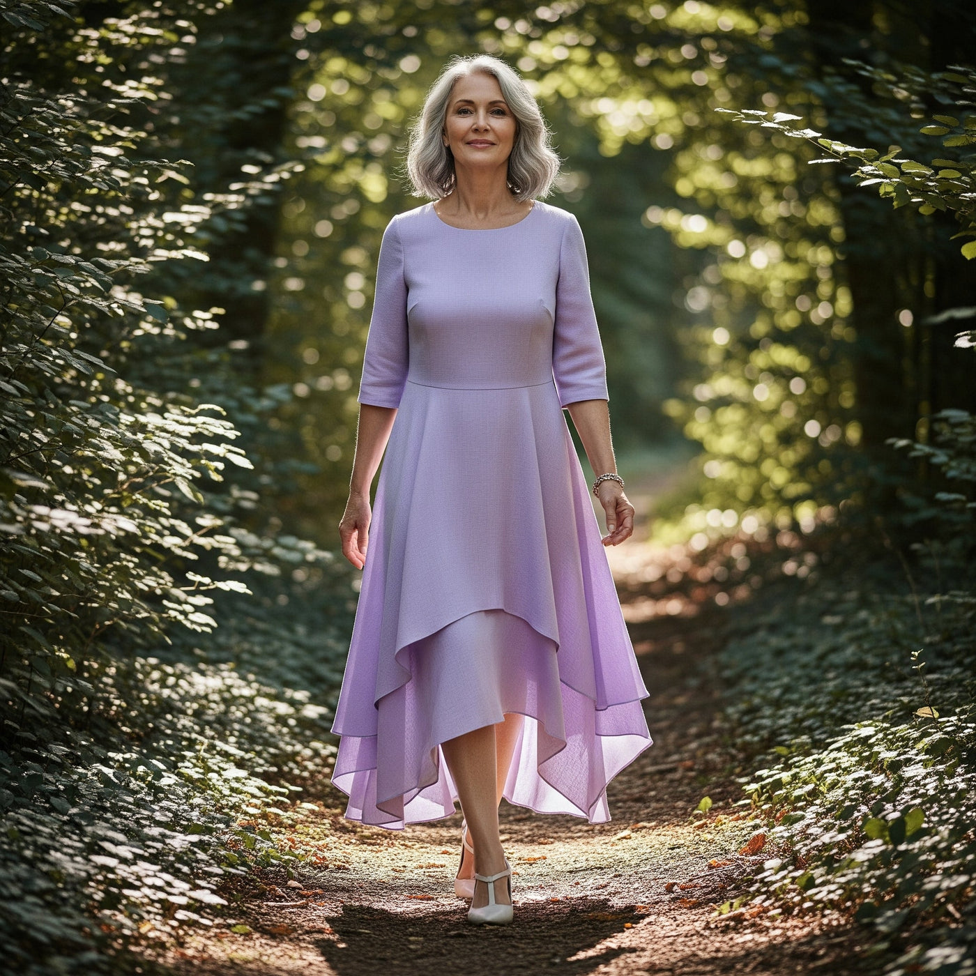 Evelina | Elegant Og Komfortabel Lag-På-Lag Kjole