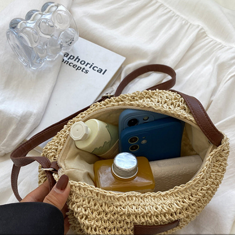 Edna | Stilfuld Vævet Skuldertaske