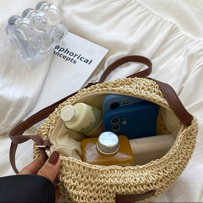 Edna | Stilfuld Vævet Skuldertaske