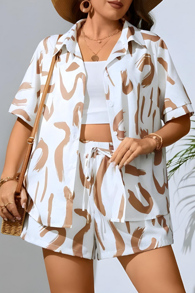 Alette | Stilfuldt To-delt Sæt med Løstsiddende Pasform