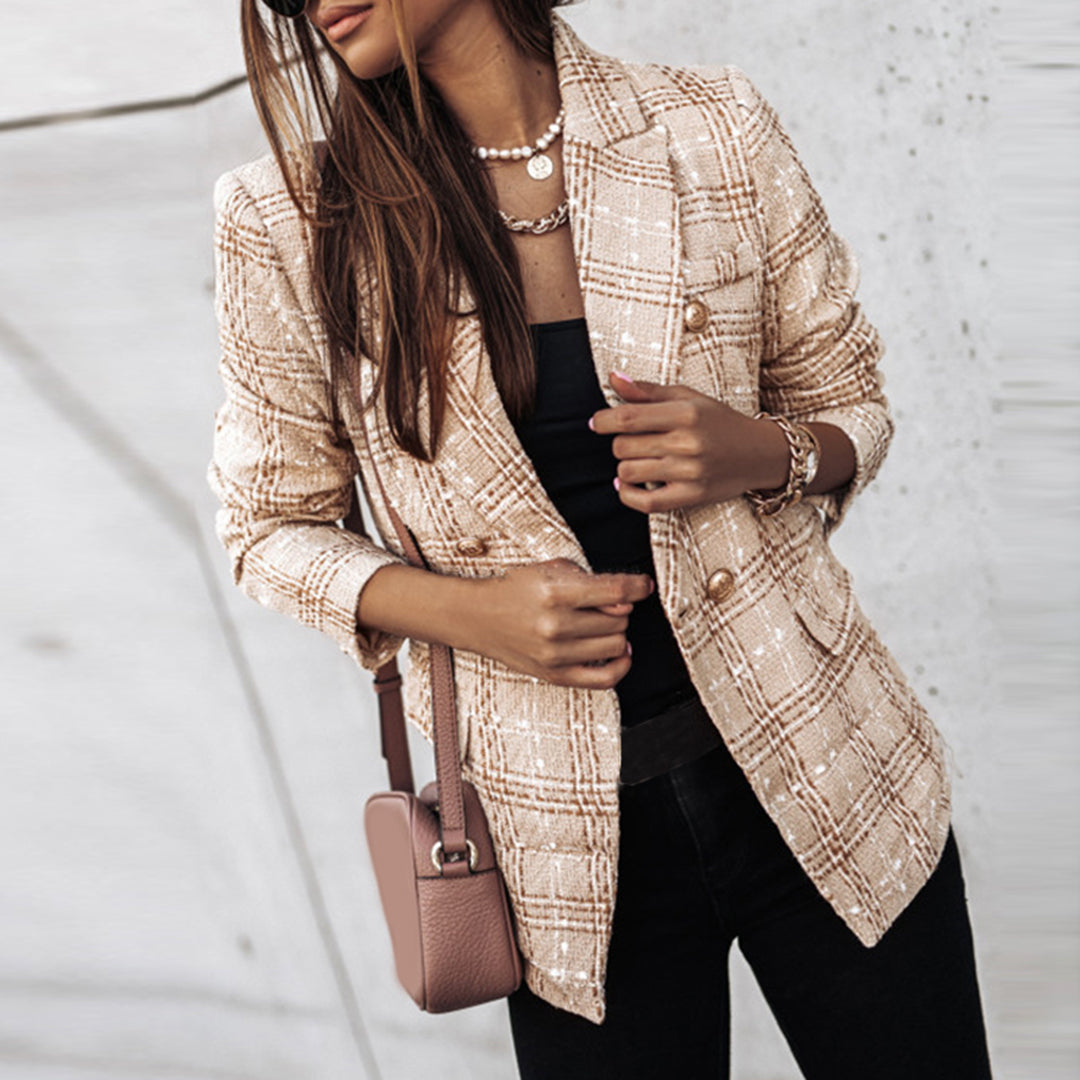Lilian | Stilfuld og Elegant Tweedblazer