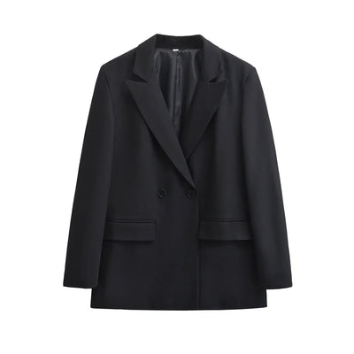 Agnete | Behagelig Dame Vinter Blazer Med Knapper Og Lommer