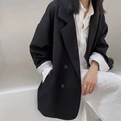 Anette | Dame Løs Vinterknapfrakke