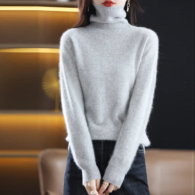 Grethe | Stilfuld Rullekrave Sweater