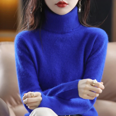 Grethe | Stilfuld Rullekrave Sweater