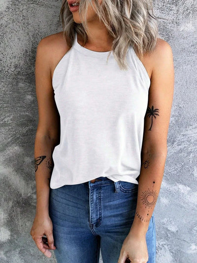 Barbar| Dame Sommer Casual Ærmeløs Tank Top