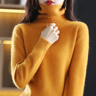 Grethe | Stilfuld Rullekrave Sweater