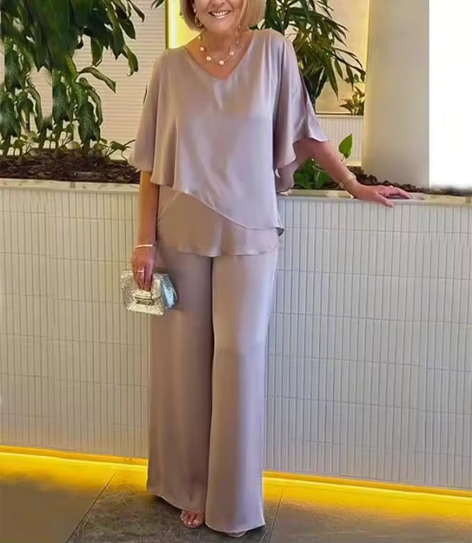 Isabella | Dame Sommer To-delt Sæt med Løs Top