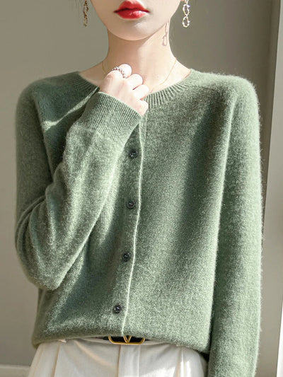 Jasmin | Elegant Og Stilfuld Let Cardigan Med Knapper